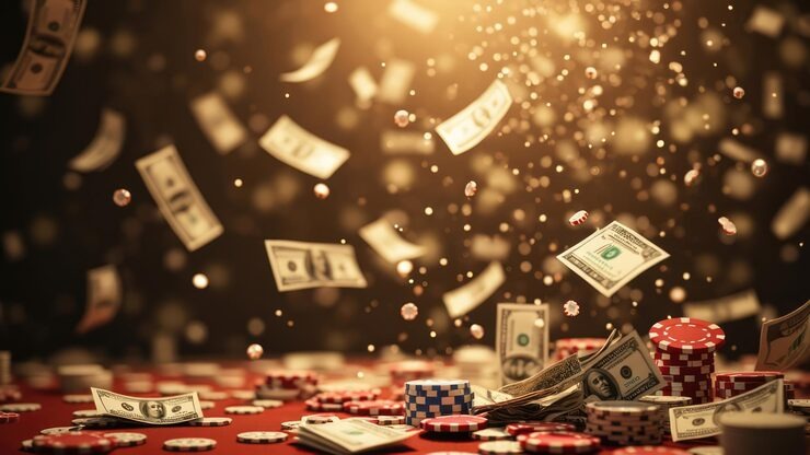 Live dealer blackjack table on mobile phone screen