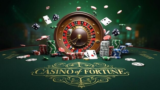 Roulette wheel spinning on live stream