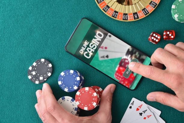 Live blackjack table with dealer and player cards visible